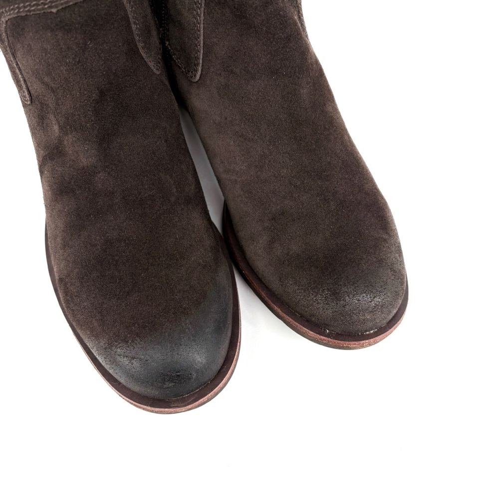 SOFFT Sharnell II Tall Brown Suede Lace-Up Boots 8 - Picture 8 of 16